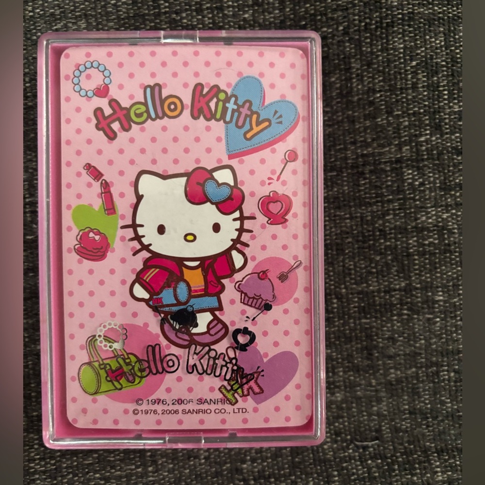 Hello Kitty playing cards